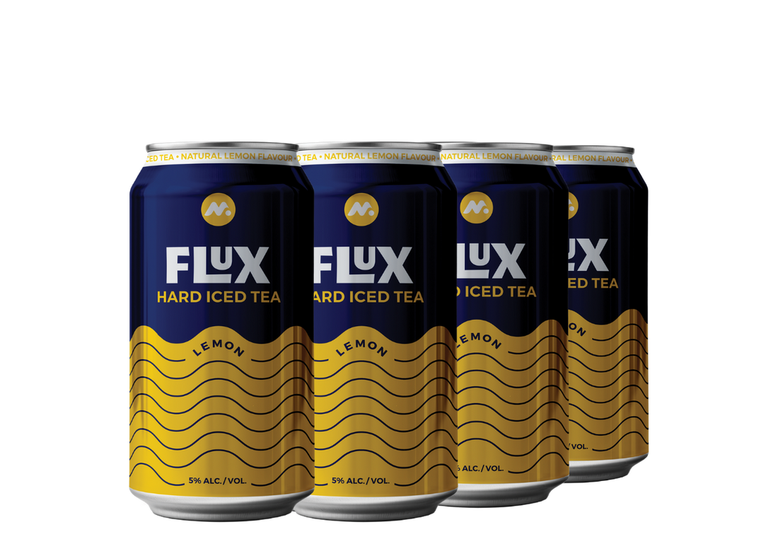 Flux Hard Iced Tea cans