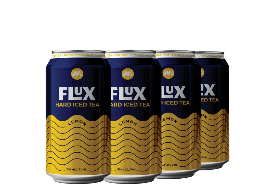 Flux Hard Iced Tea cans