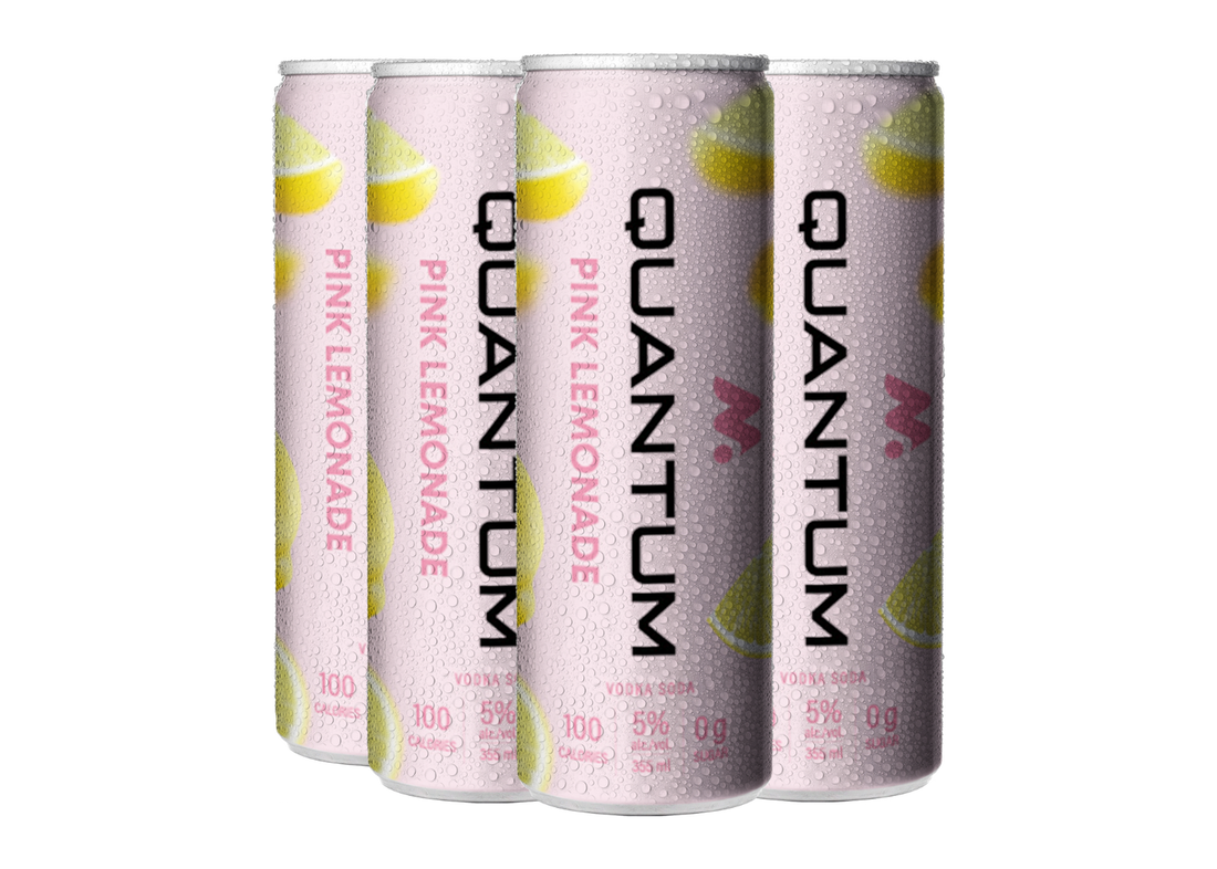 Quantum Vodka Soda cans