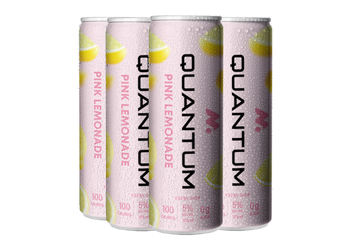 Quantum Vodka Soda cans